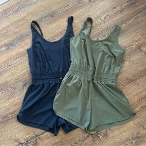 Abercrombie & Fitch Traveler Rompers LOT OF 2 sz M